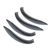 Carbon Inner Door Handle Outer Cover (Without Leather Set Of 4) Compatible With BMW 3 Series F30